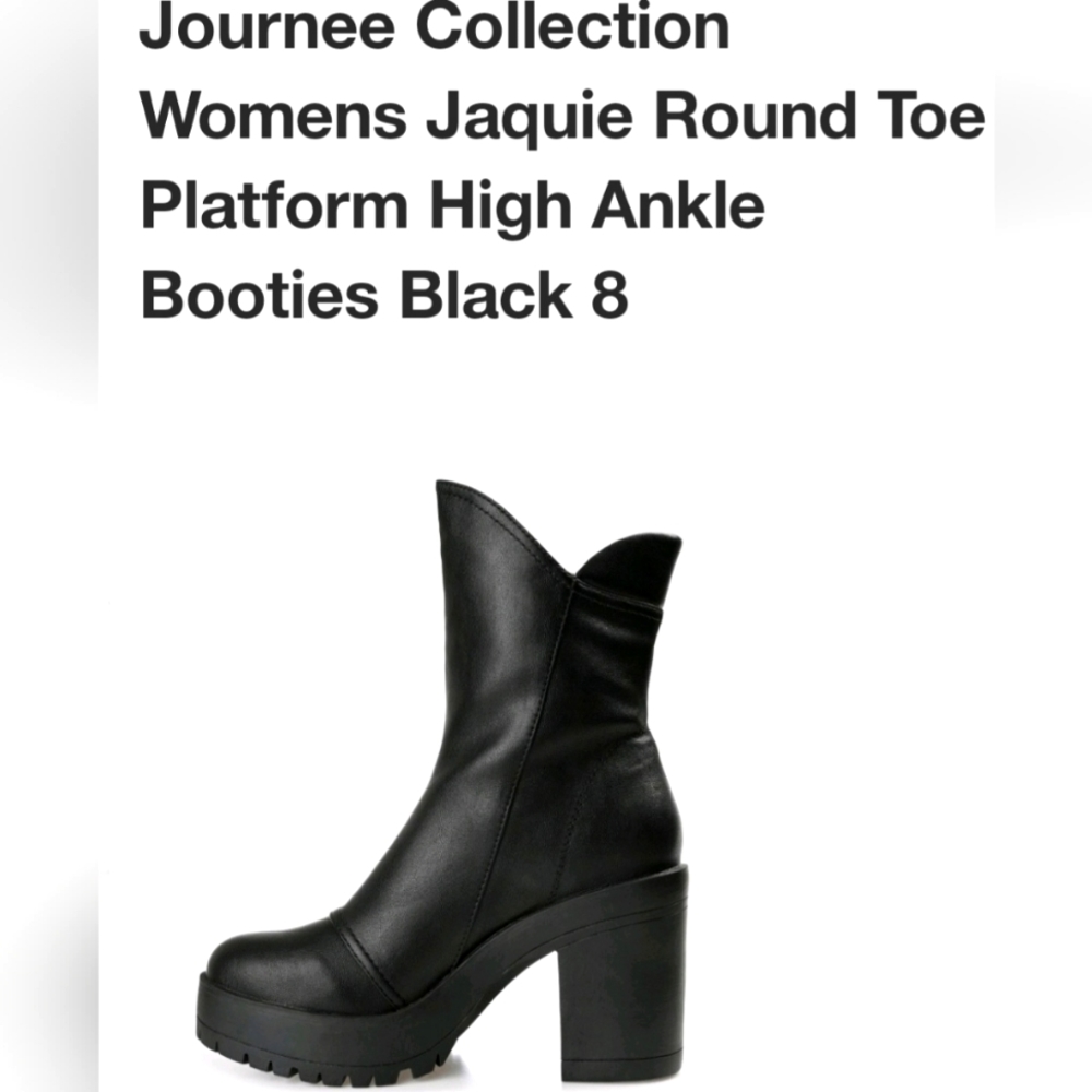 Journee Collection, platform boots.
